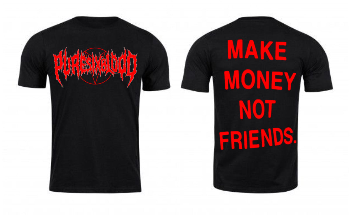 PureSixBlood Black Tee