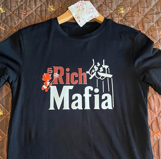 "6RICH MAFIA" Black Tee