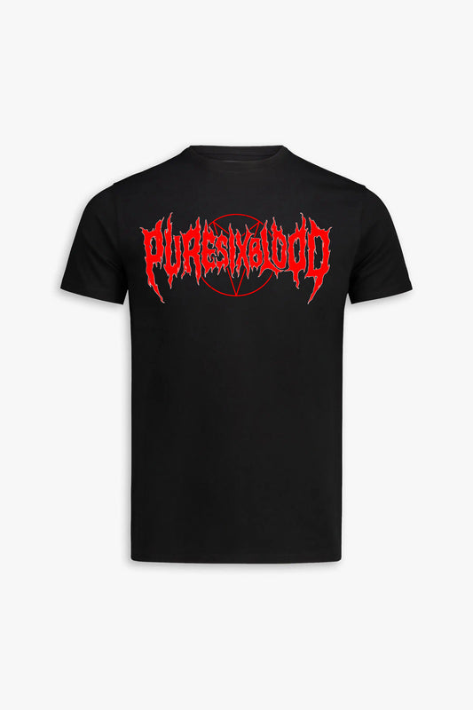 PureSixBlood Black Tee